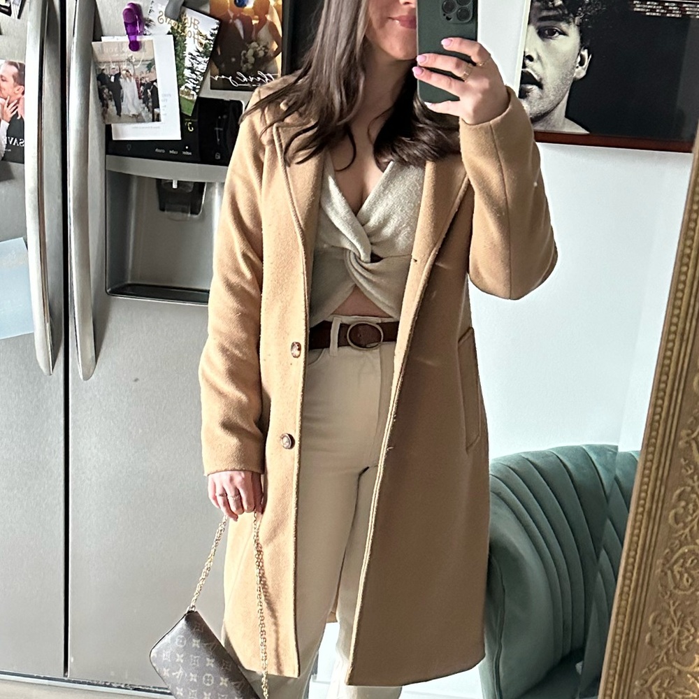 Abercrombie Wool Blend Dad Coat